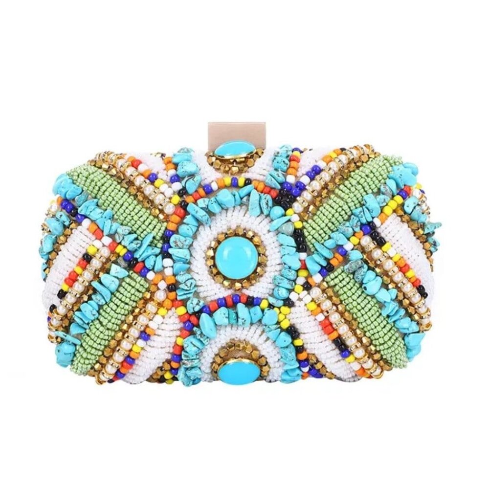 Ethnic Beaded Handbag